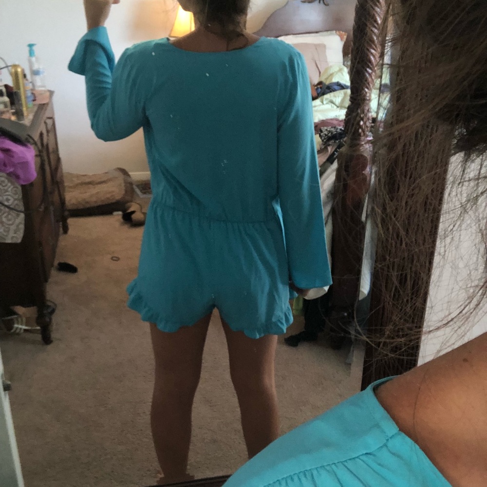 Light Blue Romper - Picture 2 of 4